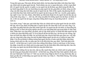 Chỉ thị 01/2006/CT-TTg đẩy mạnh thực hiện chính sách trợ giúp người tàn tật tình hình phát triển kinh tế - xã hội hiện nay