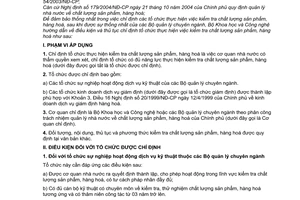 Thông tư 02/2006/TT-BKHCN điều kiện thủ tục chỉ định tổ chức thực hiện kiểm tra chất lượng sản phẩm hàng hoá