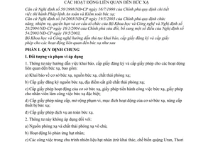 Thông tư 05/2006/TT-BKHCN hướng dẫn thủ tục khai báo, cấp giấy đăng ký giấy phép hoạt động liên quan bức xạ