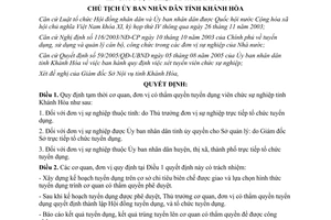 Quyết định 25/QĐ-UBND năm 2006 Quy định tạm thời cơ quan đơn vị