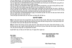 Quyết định 03/2006/QĐ-UBND tiêu chuẩn,điều kiện, thủ tục bổ nhiệm, bãi miễn, thay thế xếp phụ cấp kế toán trưởng,phụ trách kế toán nhà nước Tiền Giang