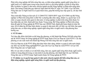 Công văn 360/BNN-CB 2006 quản lý Nhà nước chế biến nông lâm sản nghề muối