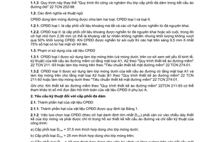 Tiêu chuẩn ngành 22TCN 334:2006 về quy trình kỹ thuật thi công và nghiệm thu lớp móng cấp phối đá dăm trong kết cấu áo đường ôtô do Bộ Giao thông vận tải ban hành