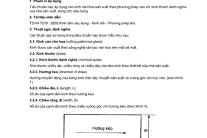 Tiêu chuẩn Việt Nam TCVN 7527:2005 về kính xây dựng - Kính cán vân hoa do Bộ Khoa học và Công nghệ ban hành