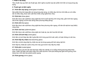 Tiêu chuẩn Việt Nam TCVN 7526:2005 về Kính xây dựng - Định nghĩa và phân loại do Bộ Khoa học và Công nghệ ban hành