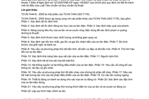 Tiêu chuẩn quốc gia TCVN 7444-8:2005 (ISO 7176-8 : 1998) về Xe lăn - Phần 8: Yêu cầu và phương pháp thử độ bền tĩnh, độ bền va đập và độ bền mỏi