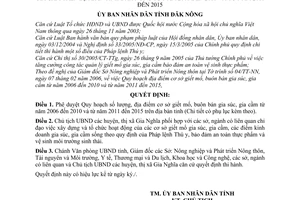 Quyết định 08/2006/QĐ-UBND phê duyệt Quy hoạch địa điểm cơ sở giết mổ, mua bán