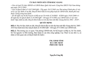 Quyết định 11/QĐ-UBND  hủy bỏ Quyết định 34/2002/QĐ-UB