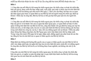 Hiệp định miễn thị thực cho người mang hộ chiếu ngoại giao công vụ đặc biệt giữa Việt Nam Pê-ru 2006
