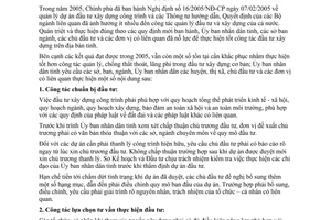 Chỉ thị 04/2006/CT-UBND tăng cường quản lý công tác đầu tư xây dựng Bình Dương