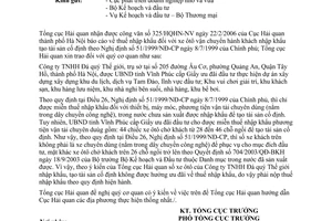 Công văn 927/TCHQ-KTTT thuế nhập khẩu xe ôtô vận chuyển hành khách nhập khẩu tạo tài sản cố định theo 51/1999/NĐ-CP