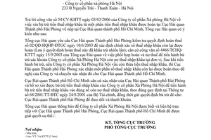 Công văn 1014/TCHQ-KTTT bù trừ thuế XNK