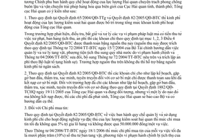 Công văn 1070/TCHQ-ĐT vướng mắc trong việc thực hiện Quyết định 65/2004/QĐ-TTg ngày 19/4/2004