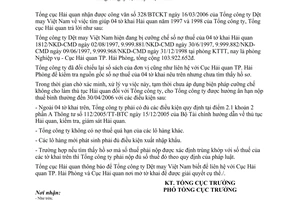 Công văn 1166/TCHQ-KTTT xử lý nợ thuế