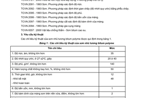 Tiêu chuẩn Việt Nam TCVN 368:2006 về vật liệu chống thấm - sơn nhũ tương bitum polyme do Bộ Xây dựng ban hành