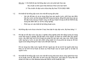 Tiêu chuẩn xây dựng Việt Nam TCXDVN 33:2006 về cấp nước - mạng lưới đường ống và công trình - tiêu chuẩn thiết kế do Bộ Xây dựng ban hành