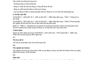 Tiêu chuẩn Việt Nam TCVN 7540-2:2005 về Động cơ điện không đồng bộ ba pha rôto lồng sóc hiệu suất cao - Phần 2: Phương pháp xác định hiệu suất năng lượng do Bộ Khoa học và Công nghệ ban hành