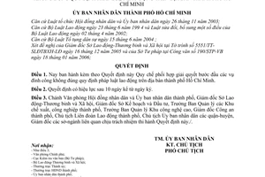 Quyết định 35/2006/QĐ-UBND Quy chế phối hợp giải quyết bước đầu vụ đình công