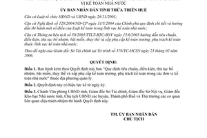 Quyết định 689/QĐ-UBND bổ nhiệm bãi miễn thay thế xếp phụ cấp kế toán trưởng phụ trách kế toán