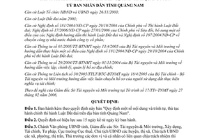 Quyết định 12/2006/QĐ-UBND nội dung trình tự thủ tụcthi hành Luật Đất đai