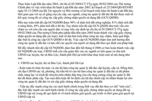 Chỉ thị 02/2006/CT-UBND cấp giấy chứng nhận quyền sử dụng đất Lâm Đồng