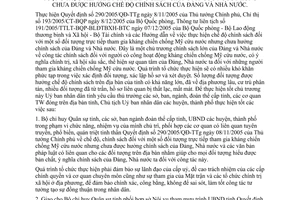 Chỉ thị 07/2006/CT-UBND chính sách đối tượng tham gia kháng chiến chống Mỹ cứu nước Quảng Bình