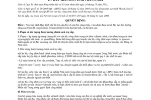 Quyết định 746/2006/QĐ-UBND chế độ trợ cấp cán bộ công chức được cử đi đào tạo