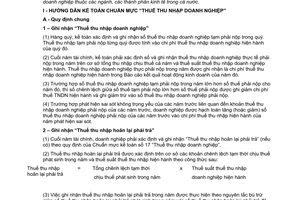 Thông tư 20/2006/TT-BTC hướng dẫn kế toán thực hiện sáu chuẩn mực kế toán theo Quyết định 12/2005/QĐ-BTC