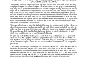 Chỉ thị 10/2006/CT-TTg giảm văn bản, giấy tờ hành chính hoạt động cơ quan hành chính nhà nước