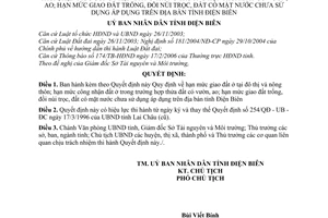 Quyết định 01/2006/QĐ-UBND hạn mức giao đất ở tại đô thị và nô