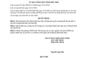 Quyết định 877/2006/QĐ-UBND Quy chế đấu giá quyền sử dụng đất để giao đất