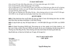 Quyết định 81/2006/QĐ-UBND mức tiền thưởng kèm theo hình thức khen