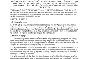 Thông tư 25/2006/TT-BTC hướng dẫn thực hiện hỗ trợ doanh nghiệp nông lâm nghiệp NN BQL rừng đặc dụng phòng hộ SDLĐ dân tộc thiểu số cư trú Tây nguyên