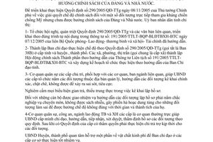 Chỉ thị 05/2006/CT-UBND chính sách cho đối tượng tham gia kháng chiến chống Mỹ Lạng Sơn