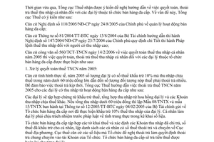 Công văn 1179/TCT-TNCN quyết toán, thoái trả thuế thu nhập cá nhân với đại lý thuộc tổ chức bán hàng đa cấp