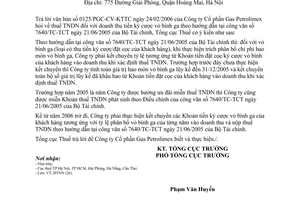 Công văn 1172/TCT-ĐTNN thuế TNDN doanh thu tiền ký cược vỏ bình ga