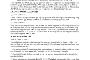 Công văn 3040/BGD&ĐT-TCCB hướng dẫn “Quy chế đánh giá, xếp loại giáo viên mầm non và giáo viên phổ thông công lập”