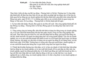 Công văn 2054/SLĐTBXH-LĐ tăng cường công tác giám sát việc tuân thủ pháp luật lao động tại các doanh nghiệp trên địa bàn thành phố