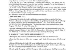 Thông tư 02/2006/TT-BCN hướng dẫn xuất khẩu khoáng sản