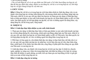 Quy định 164-QĐ/TW  chức năng nhiệm vụ Đảng bộ chi bộ cơ sở