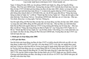Thông báo 127/TB-UBND kết luận đồng chí Phó Chủ tịch UBND tỉnh Nguyễn Hồng Trường cuộc họp Ban chỉ đạo CNTT Tỉnh Nghệ An