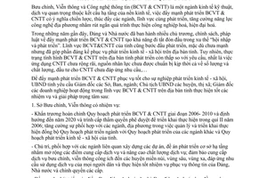 Chỉ thị 18/2006/CT-UBND phát triển Bưu chính Viễn thông Công nghệ thông tin Quảng Nam