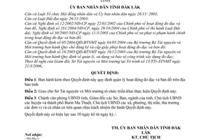 Quyết định 26/2006/QĐ-UBND quản lý hoạt động đo đạc bản đồ  tỉnh Đắk Lắk