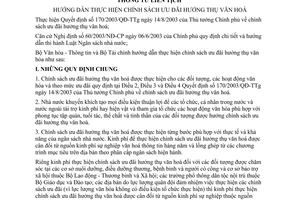 Thông tư liên tịch 46/2006/TTLT/BVHTT-BTC hướng dẫn chính sách ưu đãi hưởng thụ văn hoá