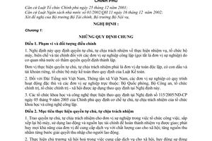 Nghị định 43/2006/NĐ-CP  quyền tự chủ, tự chịu trách nhiệm thực hiện nhiệm vụ, tổ chức bộ máy, biên chế tài chính đối với đơn vị sự nghiệp công lập