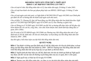 Nghị quyết 3a/2006/NQBT-HĐND về Quy định chế độ, định mức chi tiêu tài chính phụ