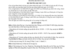Quyết định 323/QĐ-BTS đính chính Thông tư  02/2006/TT-BTS