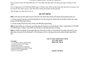 Quyết định 17/2006/QĐ-UBND bổ sung 05 chức danh công tác đoàn thể ở ấp khóm