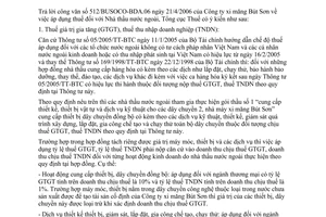 Công văn 1648/TCT-ĐTNN áp dụng thuế Nhà thầu nước ngoài