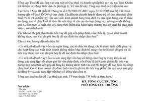 Công văn 1728/TCT-PCCS xác định khoản trả lãi tiền vay được tính vào chi phí hợp lý